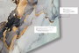Wallity Cuadro Decorativo de Cristal Templado Multicolor 50 x 70 cm